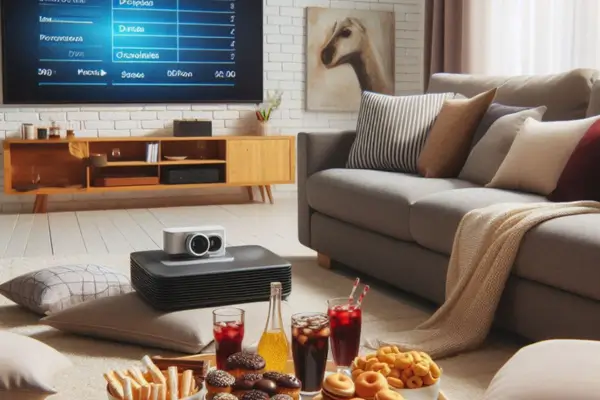 Cinema em Casa: Como Montar uma Sessão de Filme Aconchegante