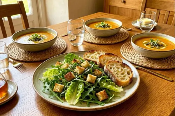 Caldo de Abóbora Com Frango